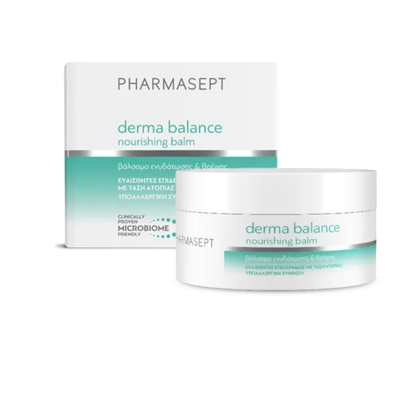3f7917d66b64c9b130550fa189507846.png Pharmasept Derma Balance Nourishing Balm Βάλσαμο Προσώπου & Σώματος Ενυδάτωσης & Θρέψης για Ευαίσθητες Επιδερμίδες με Τάση Ατοπίας 250ml - Image 1