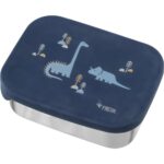 Dark Blue, Dino, Δοχείο Φαγητού με καπάκι σιλικόνης, Fresk