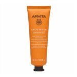 Apivita Face Mask Orange Μάσκα Λάμψης Προσώπου με Πορτοκάλι για Όλους τους Τύπους Επιδερμίδας, 50ml