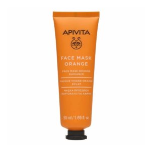 Apivita Face Mask Orange Μάσκα Λάμψης Προσώπου με Πορτοκάλι για Όλους τους Τύπους Επιδερμίδας, 50ml