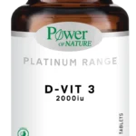 Power of Nature Platinum Range D-Vit3 2000IU, 60tabs